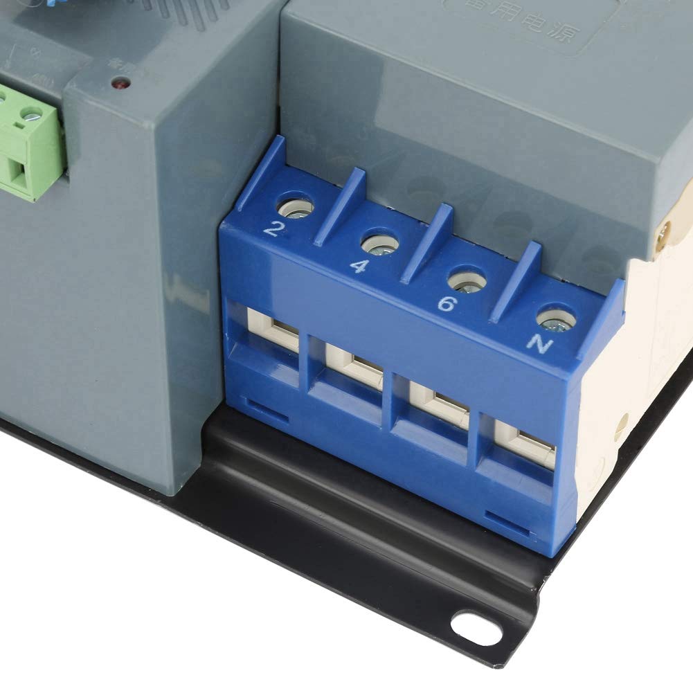 Automatischer Übertragungsschalter 63A 4P Dual Power Notstrom Umschalter für Hutschiene USV Wechselrichter
