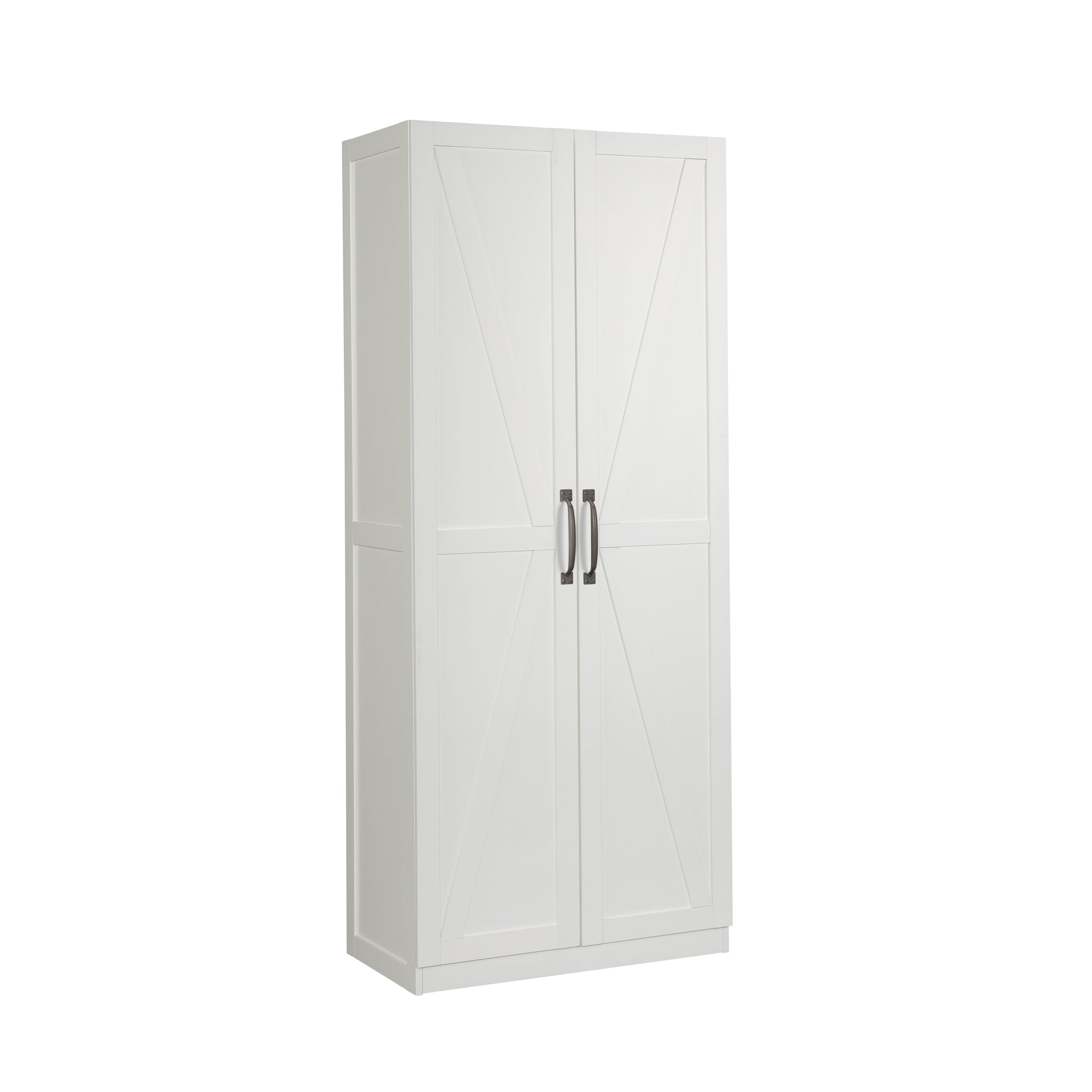 Sauder Miscellaneous Storage Cabinet, White Finish