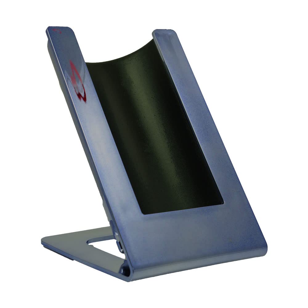 Dvm Stand Refrigerante - Contatto - Gelette Termica Vino - per Bottiglie Standard da 75 cl (Contatto Metal Blue, Elemento Nero)