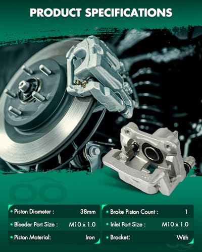 Image of SCITOO Rear Right Brake Caliper With Bracket 19B2674 Compatible For Acura For MDX 2001-2006,For Honda For Pilot 2003-2008