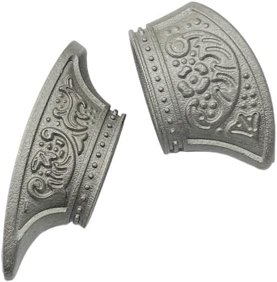 2-Piece Set Steel Knife Finger Guard Protector, Casting Bolster Pommel DIY Making Accessory