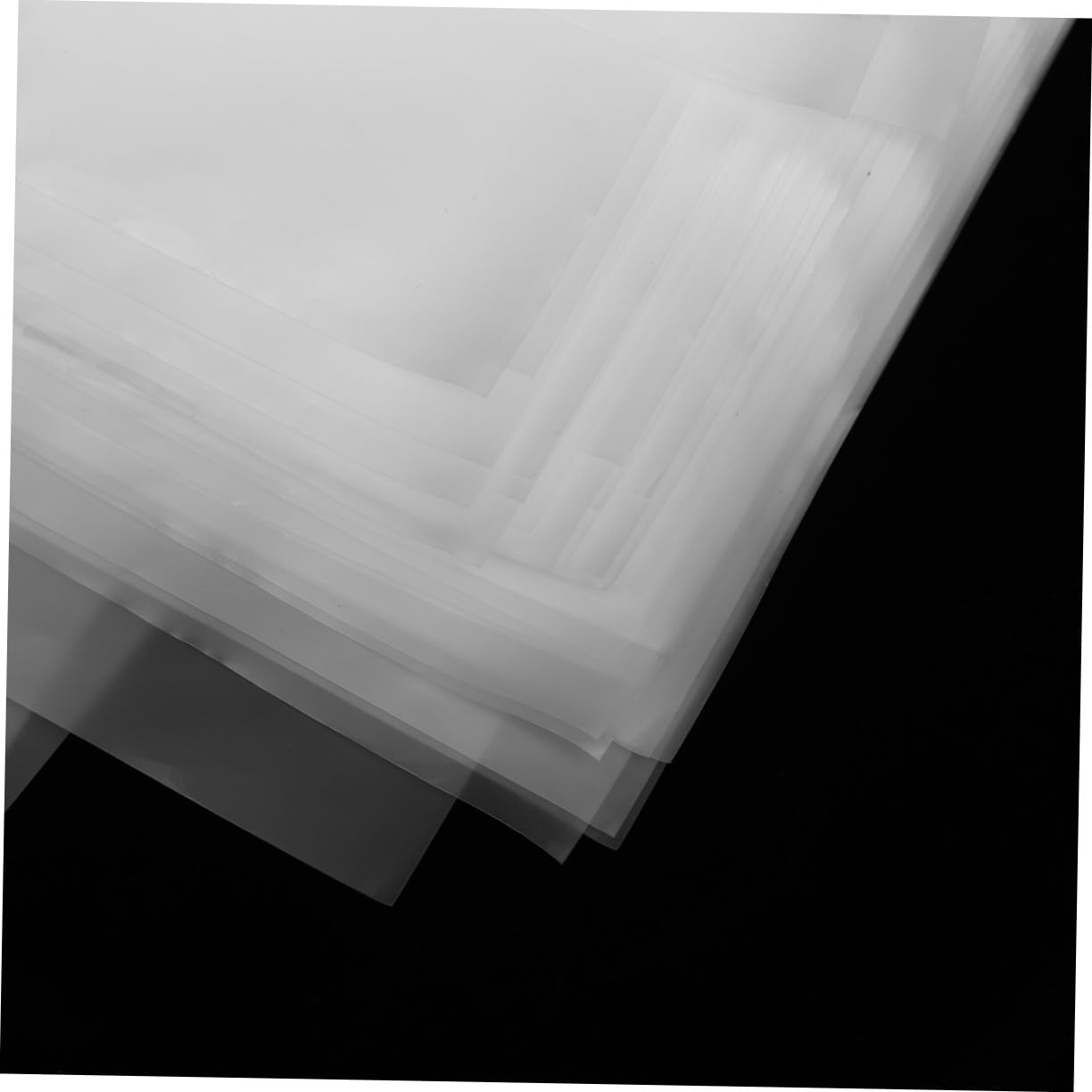 EXCEART Sacchetti Protettivi per CD 12cm, Custodie Trasparenti in Plastica Resistenti, Confezione da 50 Pezzi, Buste Interne Antiattrito per Archiviazione Multimediale in Casa e Ufficio