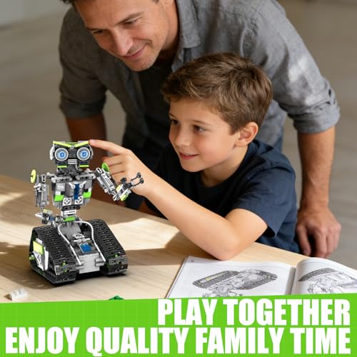 HPROMOT STEM Robot Building Kit for Kids Ages 8-16 | 757 PCS 5-in-1 APP & Remote Control Coding Robot Toy | 4 Control Modes | Engineering Educational Gift for Boys Girls Teens - Image 4
