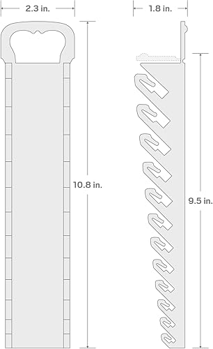 Miniatura 7 de TEKTON Soporte de llave combinada de 12 herramientas (rojo)  ORG21212  Fabricado en Estados Unidos