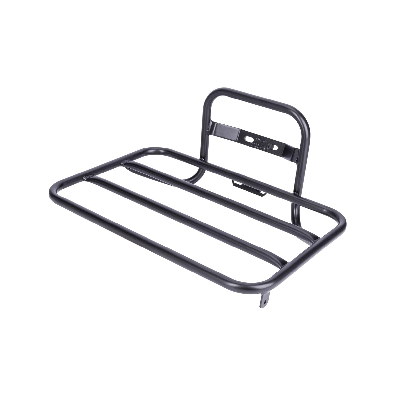 Portapacchi anteriore con attacco per cuffia 45 x 30 cm nero