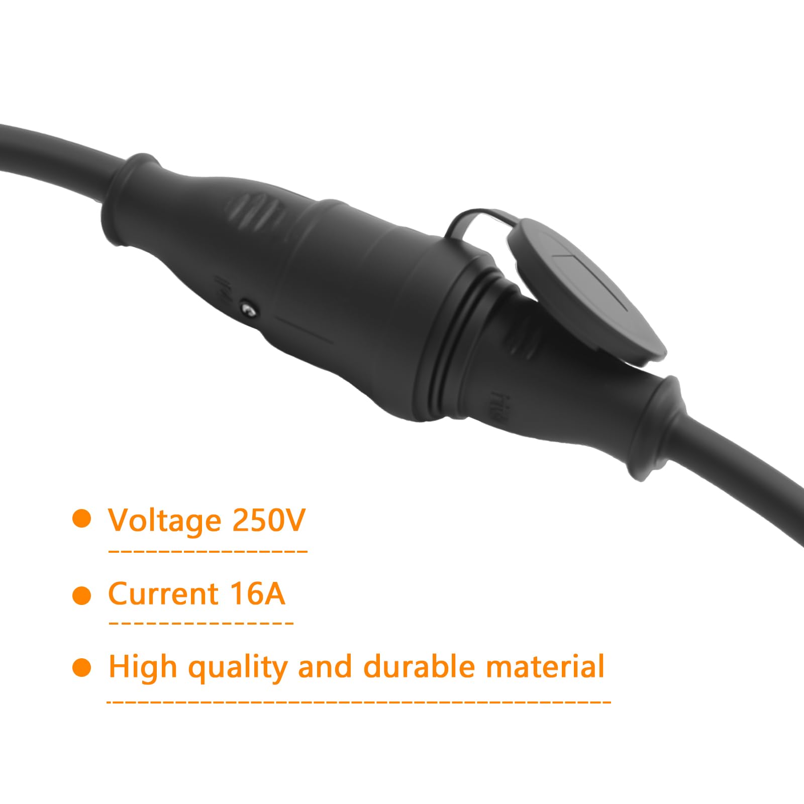 TNSLAND Schuko Plug et Connecteur IP44 250V 16A Fiche Mâle Prise Électrique