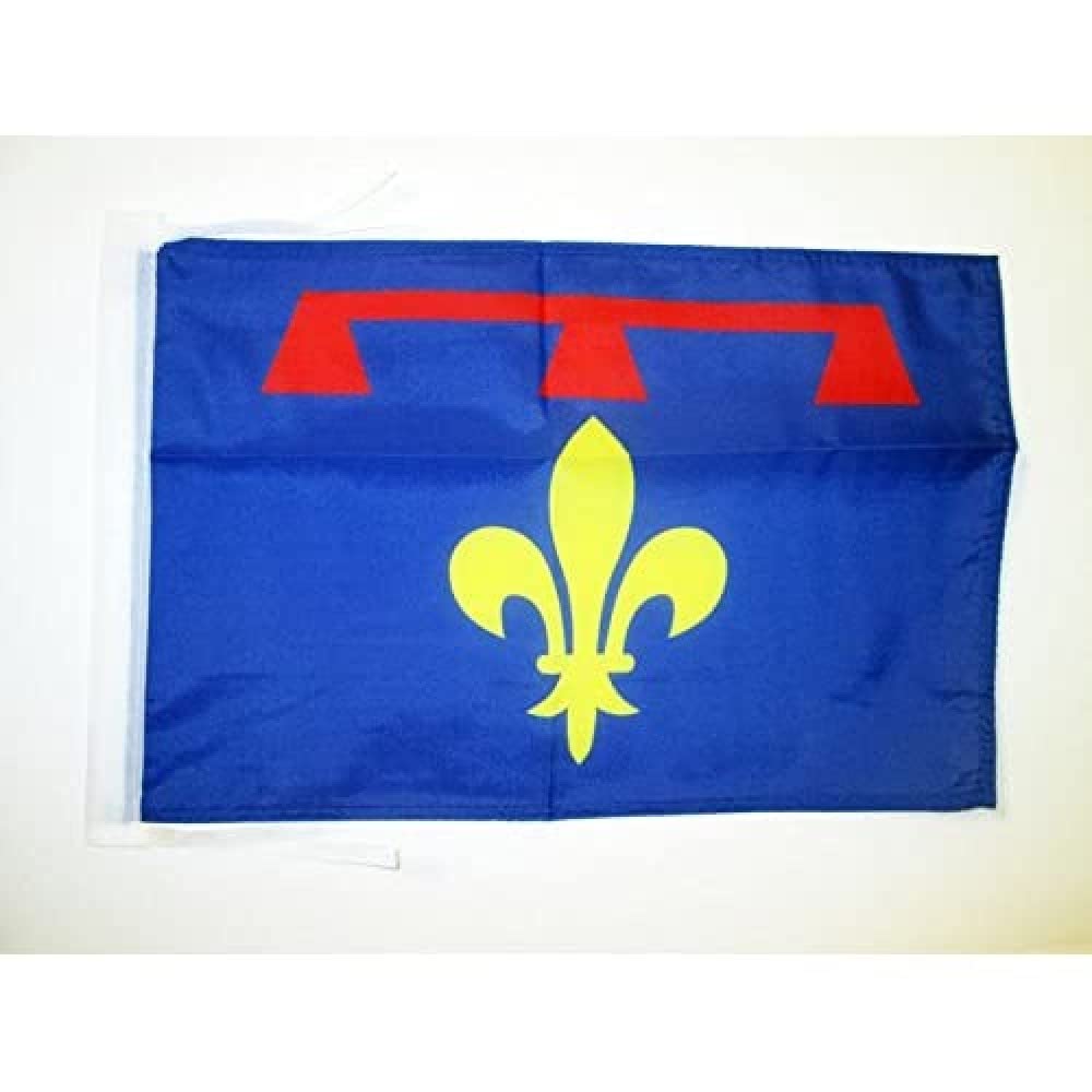 AZ FLAG - Provence Flag - 18'' x 12'' - 100% Polyester French Provence Small Banner with Two Cords - Fade Resistant - Vivid Colors - 18x12 in - 45x30 Cm