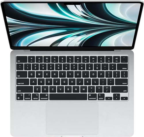 Image of 2022 Apple MacBook Air with Apple M2 Chip (13-inch, 16GB RAM, 512GB SSD Storage) (QWERTY English) Silver (Renewed)