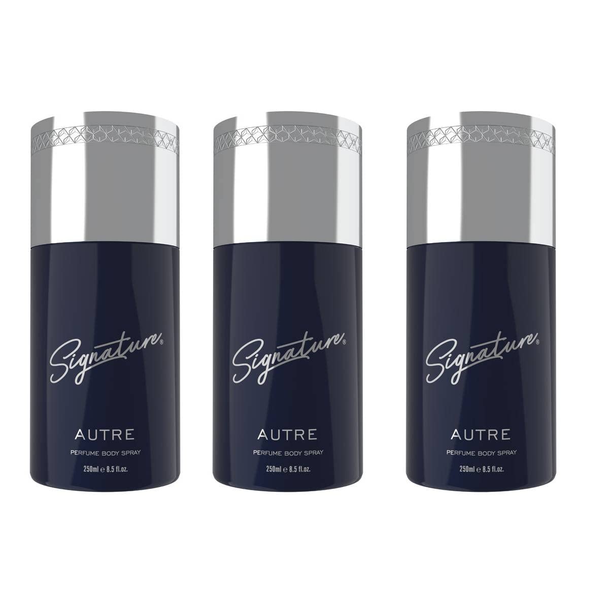 Autre Deodorant Aromatic Spicy Long Lasting Fragrance for Men and Women, Unisex Combo Pack of 3 (250 ml x 3)