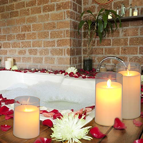 image for Pensar Flameless Candles Flickering Battery Operated Candles Heat Resi