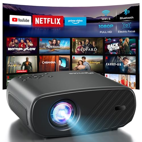 ELEPHAS Projector with WiFi & Bluetooth - 800 ANSI Lumens HD Home...