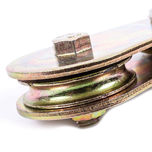 Foto von Umlenkrolle mit Sicherheitshaken für Seilwinden 2 Tonnen, 7 mm Seil