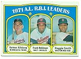 1972 Topps 1971 HR Leaders Harmon Killebrew Frank Robinson Reggie Smith #88 - Baseball Card