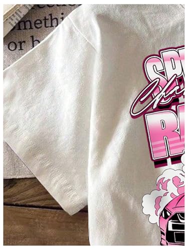 WDIRARA Toddler Girl's Graphic T Shirt Crew Neck Short Sleeve Tee Summer Top4