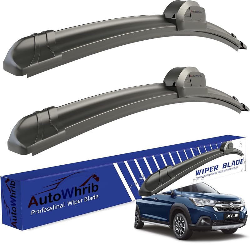 (𝐄𝐱𝐥𝐮𝐬𝐢𝐯𝐞 𝟏 Month 𝐰𝐚𝐫𝐫𝐚𝐧𝐭𝐲) Windshield Car Wiper Blades Compatibility With Maruti XL6 - Set of 2Pc (D-22,P-16)-image-14