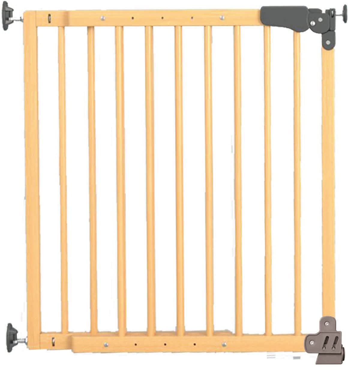 Reer 46221 - Barrera De Seguridad Con Ajuste De Tornillo Opcional, Color Blanco, Wood