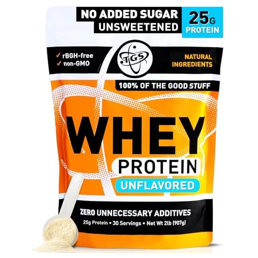 Highly Pure Unflavored Whey Protein Powder