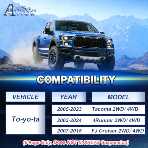 Image of 3 Inch Front Leveling Kit for 2005-2023 Toyota Tacoma 4Runner