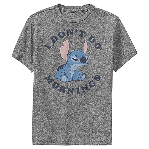 T-shirt Stitch Disney pour garçon en taille XL coloris gris anthracite