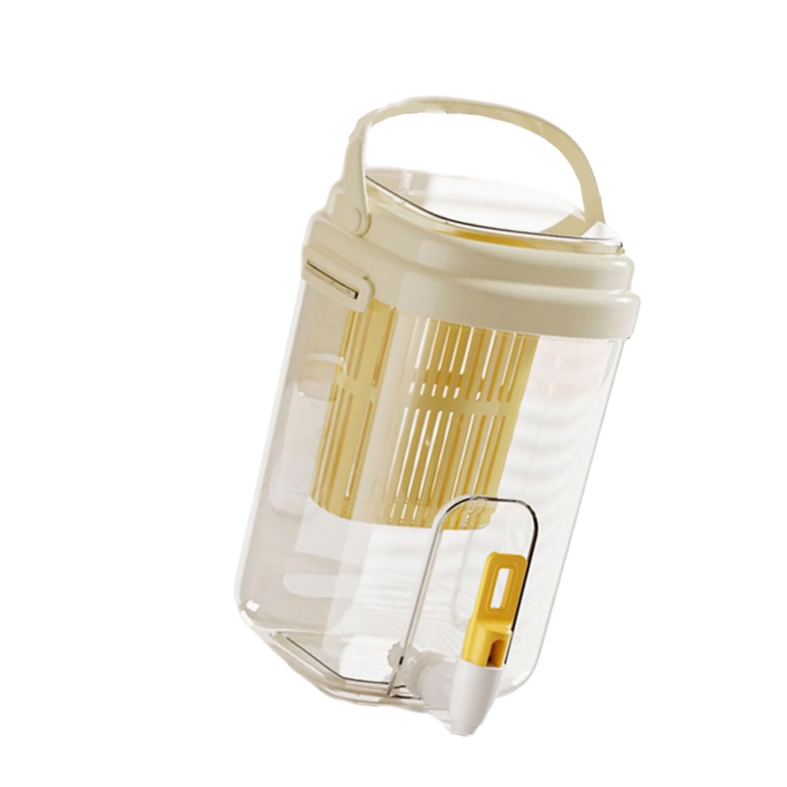 MALSSE Iced Drink Dispenser Pitcher, Leak-Proof Design with Easy-Pour Tap, Large Capacity for Fridge Storage Leak Proof Iced Beverage Dispenser