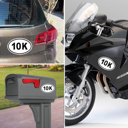 Image of 10K Marathon Black Magnet Decal, 4x6 Inches, Heavy Duty Automotive Magnet for Car Truck SUV