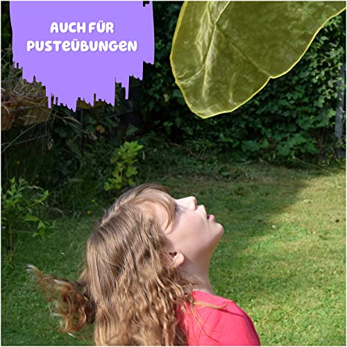 Kleintober Premium Jongliertücher I Bunte Chiffontücher I mit Anleitung für 5 Spiele I Tanztücher I Tücher Spiel für… – Bild 8