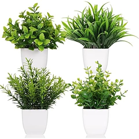 Yoratee 4 Pot Artificial Plants Cover