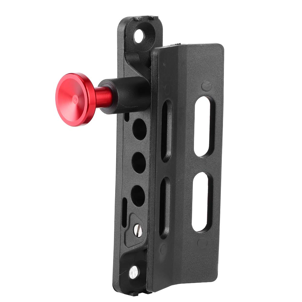 Tbest Montaje del Extintor Sxs, Montaje del Extintor de Incendios, Soporte del Extintor de Incendios Soporte de Montaje del Extintor Ajuste Ajustable para Wrangler Sport/Jk/ (Rojo)