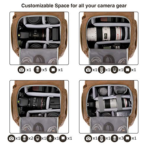 Mochila para cámara DSLR con compartimento para laptop 15" miniatura 3