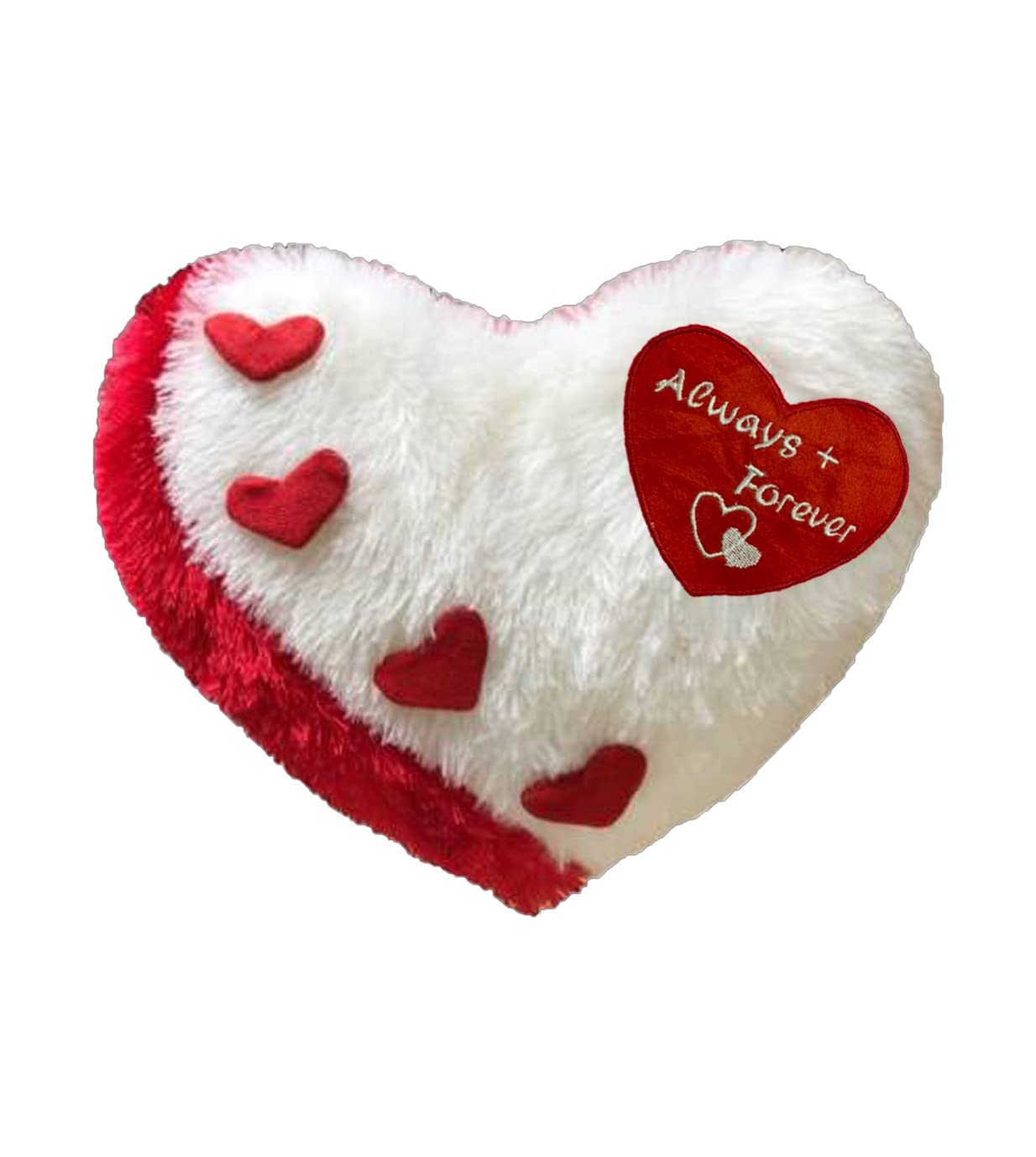 PICKKART Love Cushion Pillow Heart Shape, Always + Forever Embroidered Quote (White) (B0B79WMPKQ) Amazon Price History, Amazon Price Tracker