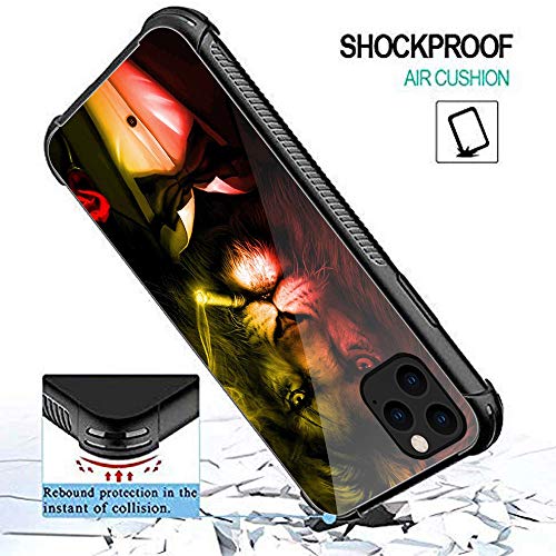Compatible With Iphone 12 Case,Lion Gentleman Iphone 12 Pro Cases For Men Boys,Anti-Scratch Soft Tpu Pattern Design Case For Apple Iphone 12/Iphone 12 Pro 6.1-Inch Lion Gentleman #TOP2