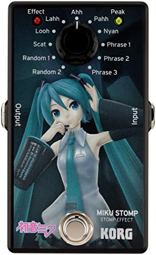 Amazon.com: Korg Miku Stomp Vocaloid Guitar Effects Pedal 