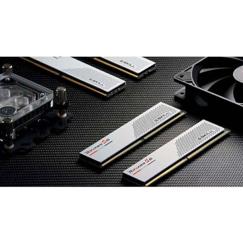 Image of G.Skill Ripjaws S5 (Intel XMP) 32GB (2 x 16GB) DDR5 6000 CL32-38-38-96 1.35V Dual Channel Desktop Memory /RAM - F5-6000J3238F16GX2-RS5W (White)