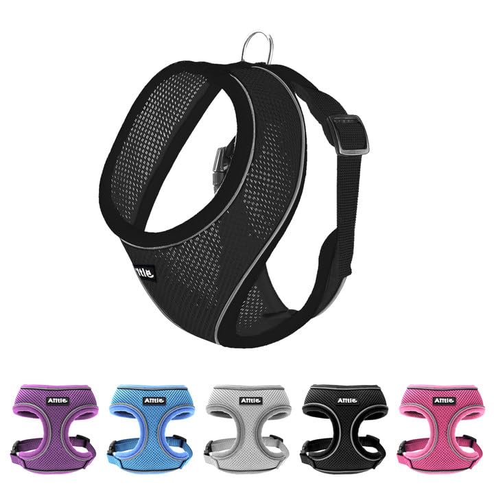 AIITLE Puppy Dog Harness, Triple-Layer Breathable Mesh, Adjustable Fit & Reflective Design