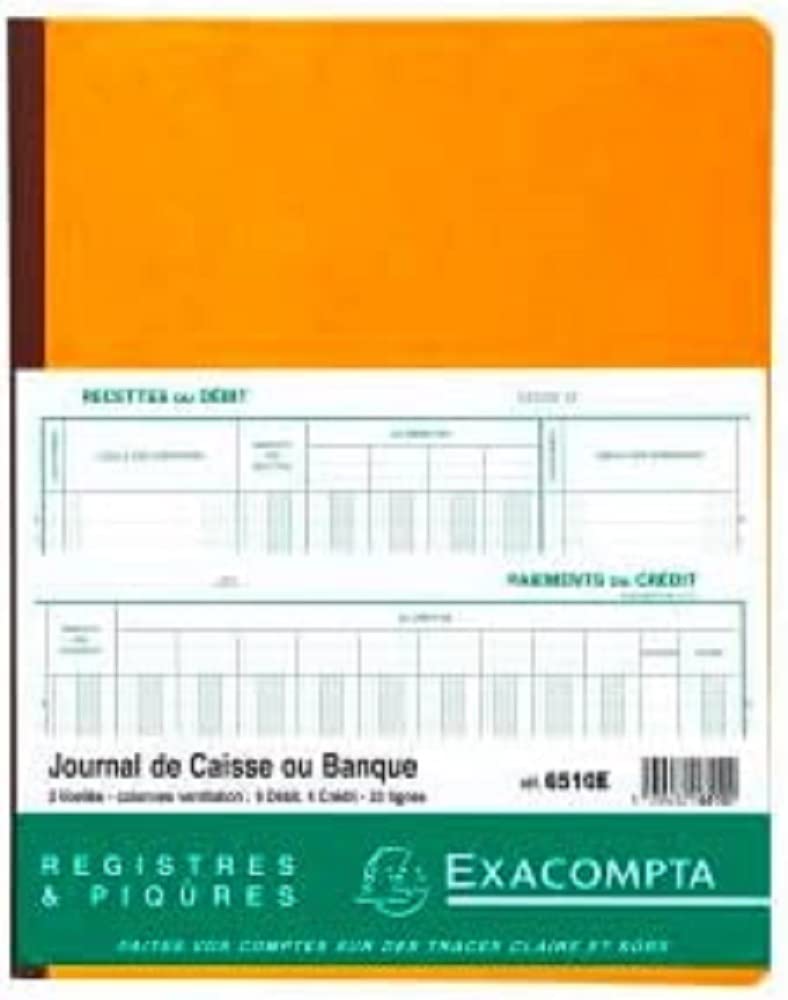 EXACOMPTA Piqre "Journal de caisse ou banque", 320 x 250 mm VE = 1