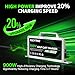 Club Car Battery Charger, 15 AMP 48 Volt Golf Cart Charger with 3-Pin Round Plug, 20% Faster & Safer 900W Club Car 48V Charger, IP67 Waterproof & Auto Shut-Off for Lead Acid Battery