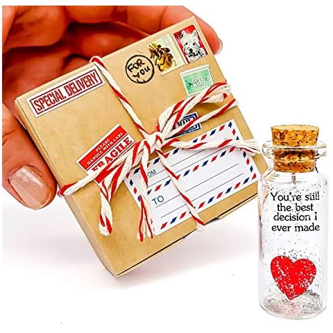 Anniversary Gifts for Him and Her - Romantic Present for Boyfriend or Girlfriend - Personalized I Love You Gift for Wife and Girlfriend (You are Still the Best Decision I Ever Made) Cover