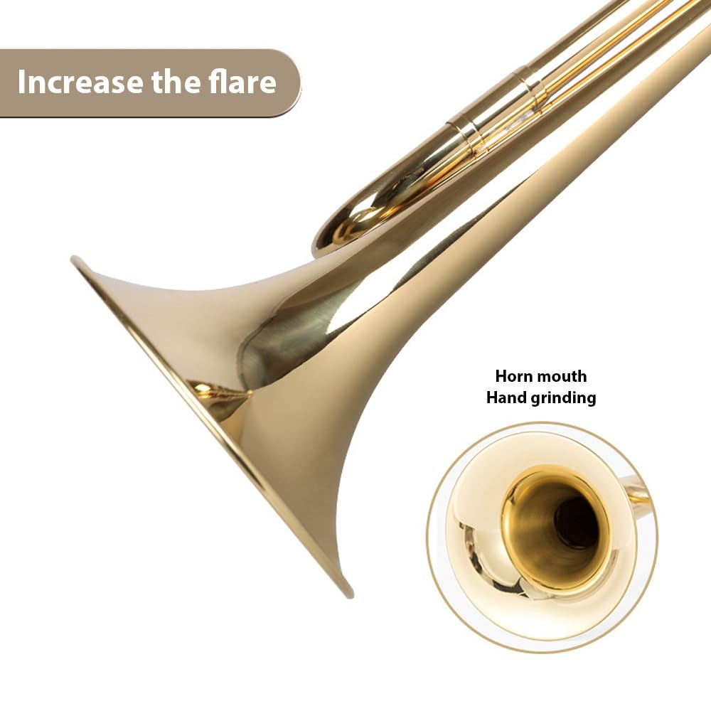 Btuty Cornetta a trombetta Cornetta Strumenti Musicali, Materiale in ottone con beccuccio, per fascia scolastica Cavalleria Principiante Orchestra Militare