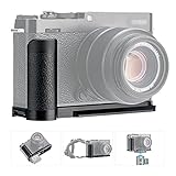 JJC MHG-XE4 グリップ バッテリーグリップ 富士フイルム Fujifilm Fuji X-E4 XE4 用 メタルハンドグリップ 電池交換が便利 底の1/4"-20のネジ