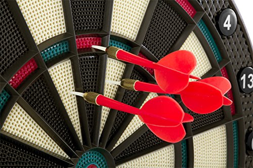 Arachnid DarTronic Soft Tip Electronic Dartboard Game Features 26 Games with 115 Options and includes 6 Soft Tip Darts