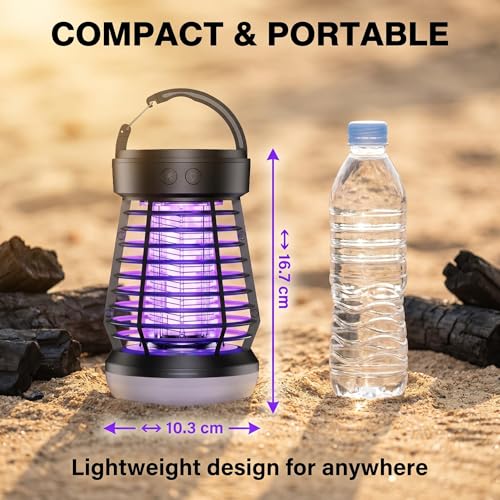 Extractor de moscas LED Sastiskid y lámpara de camping USB para hogar 5