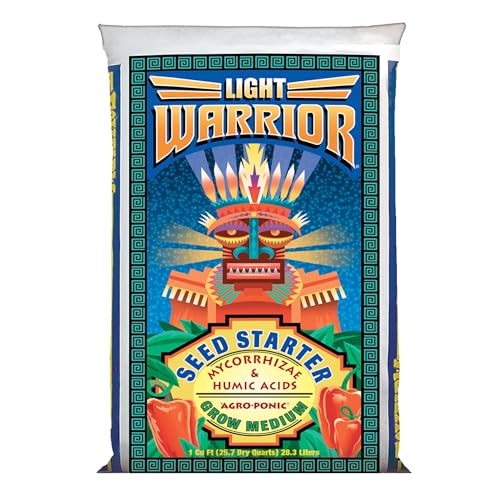 FoxFarm Light Warrior Seed Starter Growing Medium, 1cu ft - Beneficial for Seed Germination and Root...