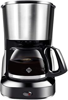 JSMY Machine à café américaine,Machine à café Goutte à Goutte,poignée de Filtre de Machine à café,Machine à café à Filtre avec Bouilloire en Verre,Noir