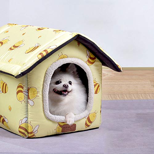 Runing Pet Dog House Room Cat Tent Bed, Kitty House Self Warming Dog Cat Bed Pet Crates for Dogs Portable Folding Kennel… - Image 6
