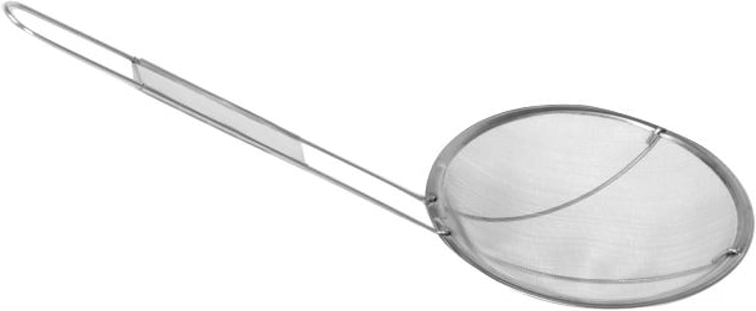 TrueCraftware 7Inch Round Fine Mesh Wire Skimmer 10