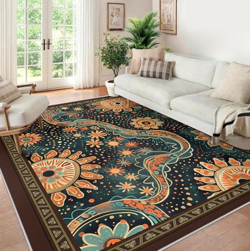 Chambre bohème transformée grâce à ce tapis coloré et doux - 5