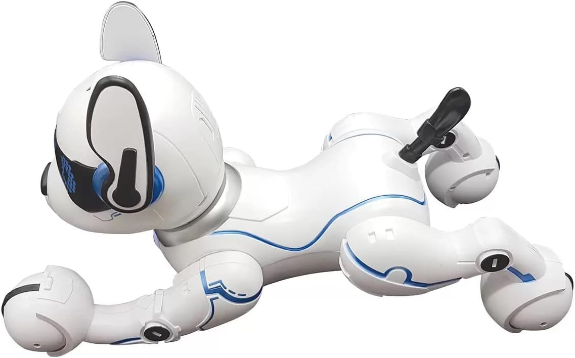Pihura Smart Dog Robot to Train - Programmable Robot with Remote Control, Training and Gesture Control Function, Dance, Music, Light Effects, Rechargeable, Toy for Children (Robot Dog Toys) 2