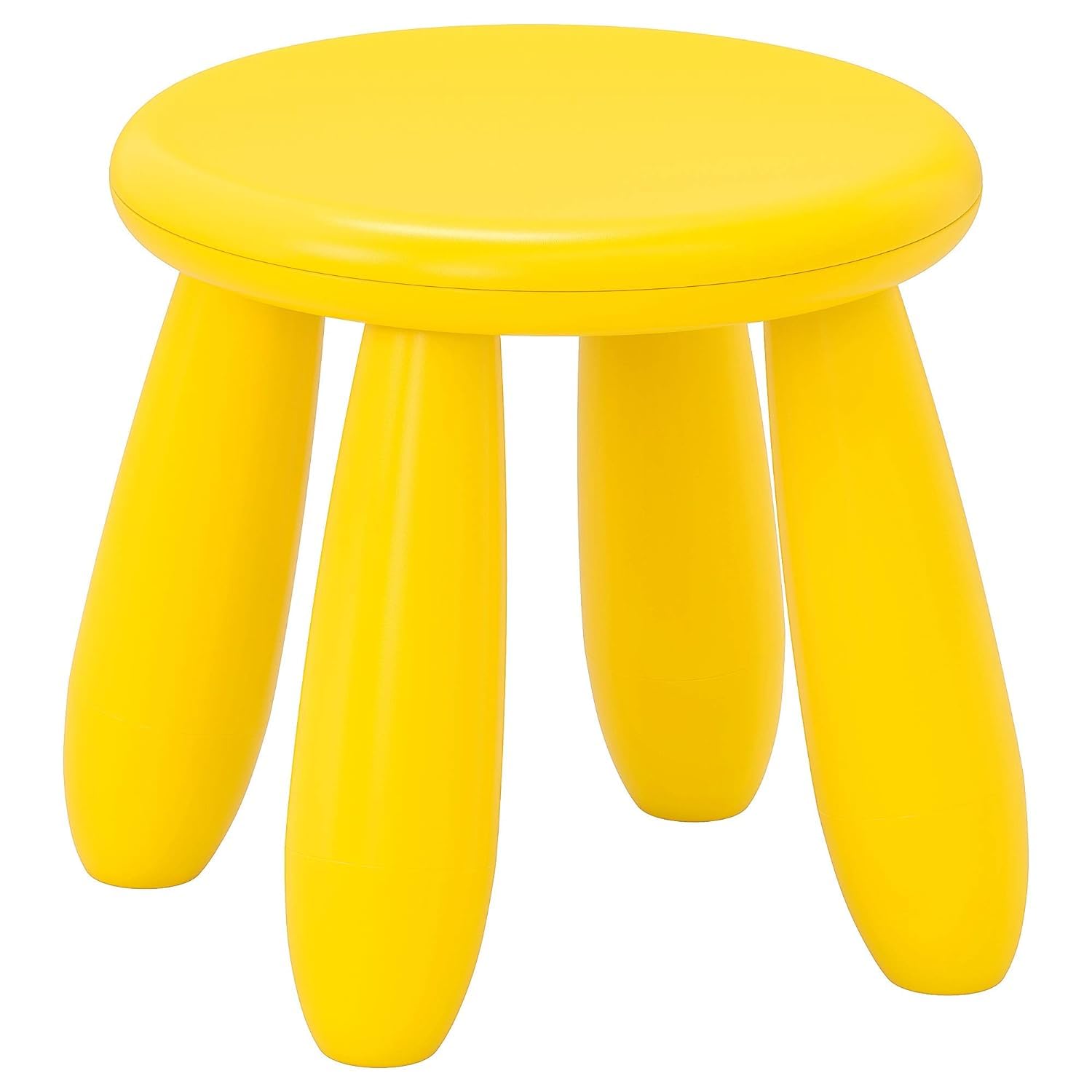 Ikea Mammut Children's Stool, in/Outdoor, Orange with TSS Cotton Balls (5 Pieces)-image-15
