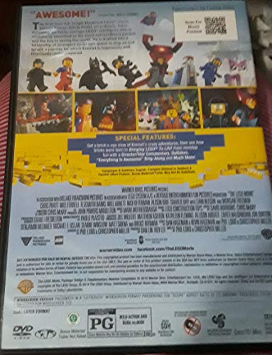 The LEGO Movie (DVD) Special Edition B00I6JOD2S Book Cover