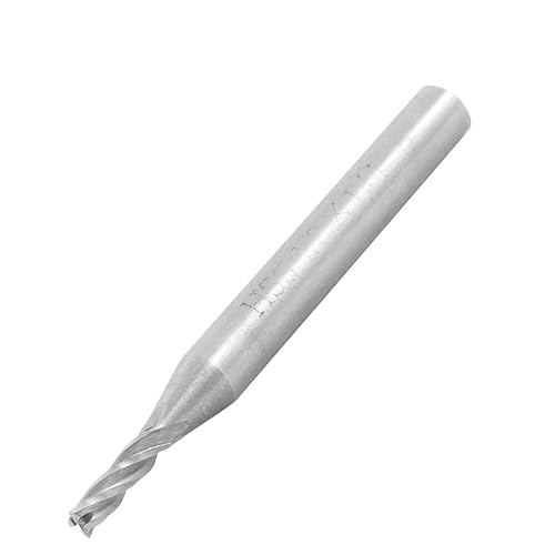 uxcell 18 "diámetro de corte 14" vástago 4 flautas vástago recto cortador herramienta HSS-AL extremo molino broca